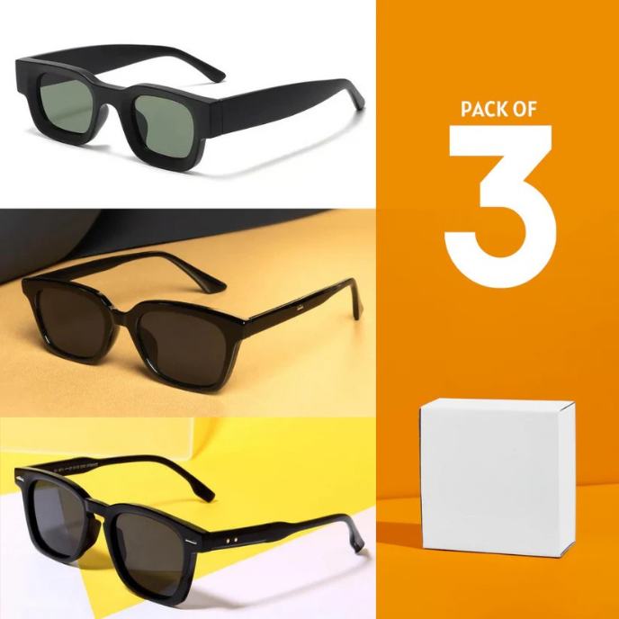 Summer Holiday Box of 3 Sunglasses