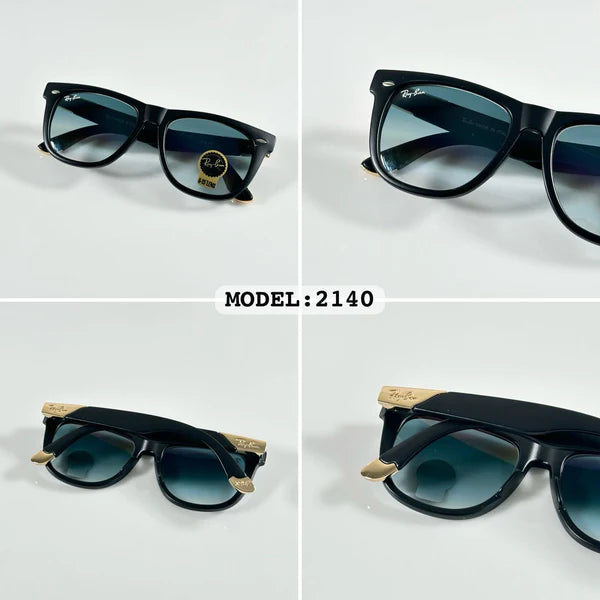 Gold Black Blur DC Glasses