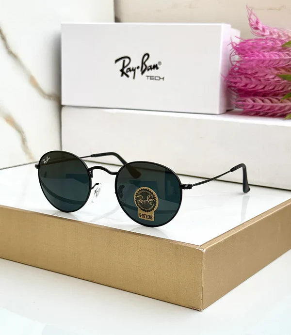 BLACK BLACK UV-400 SUNGLASSES