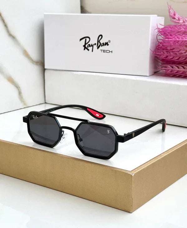METAL BLACK BLACK UV MEN SUNGLASSES