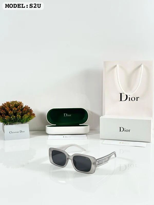 Grey Black Fiber Men Sunglasses