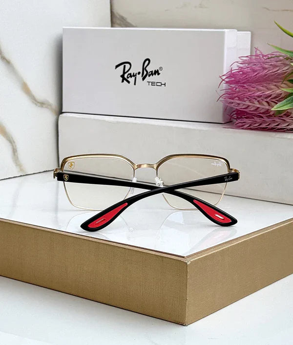 METAL GOLD BLUE CUT SUNGLASSES