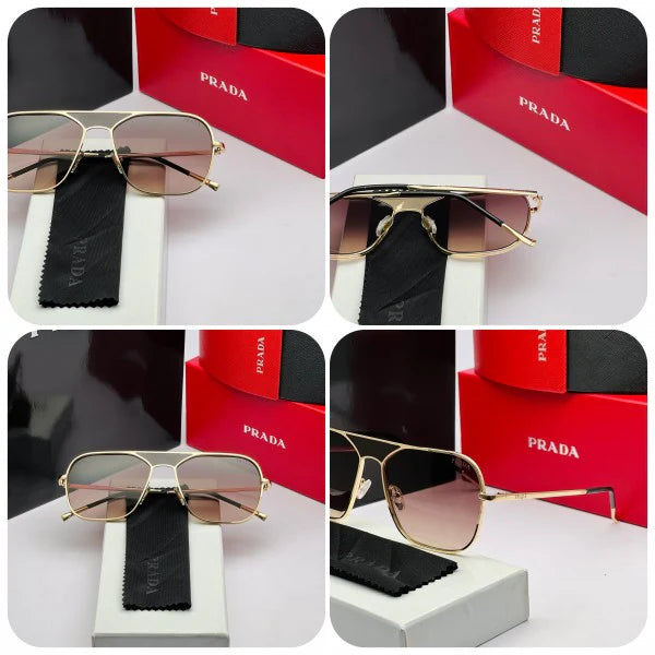 Golden Brown Shades Men Sunglasses