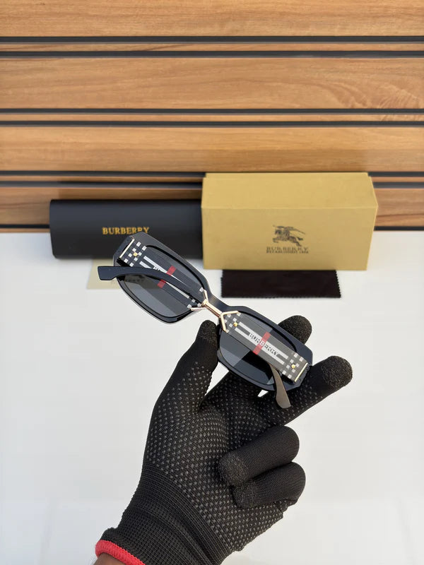 Full Black Square Sunglasses