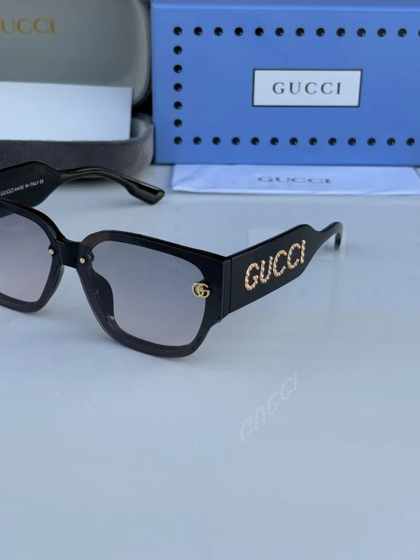 Square Gold DC Sunglasses