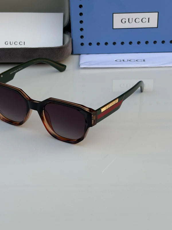Black Shade Brown Sunglasses
