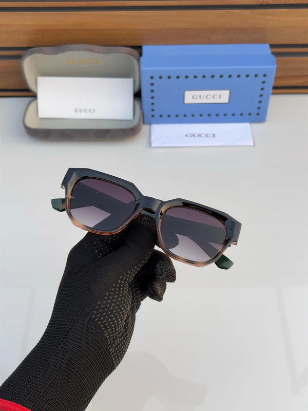 Black Shade Brown Sunglasses