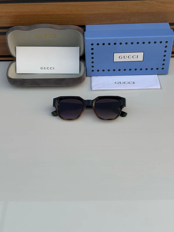 Black Shade Brown Sunglasses
