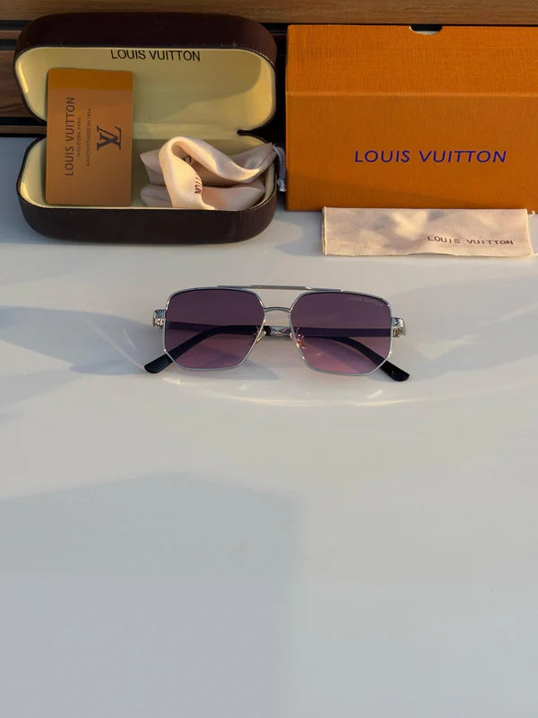Silver Pink Shades Men Sunglasses