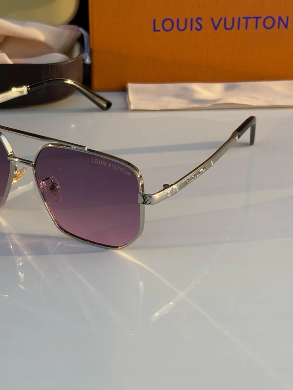 Silver Pink Shades Men Sunglasses