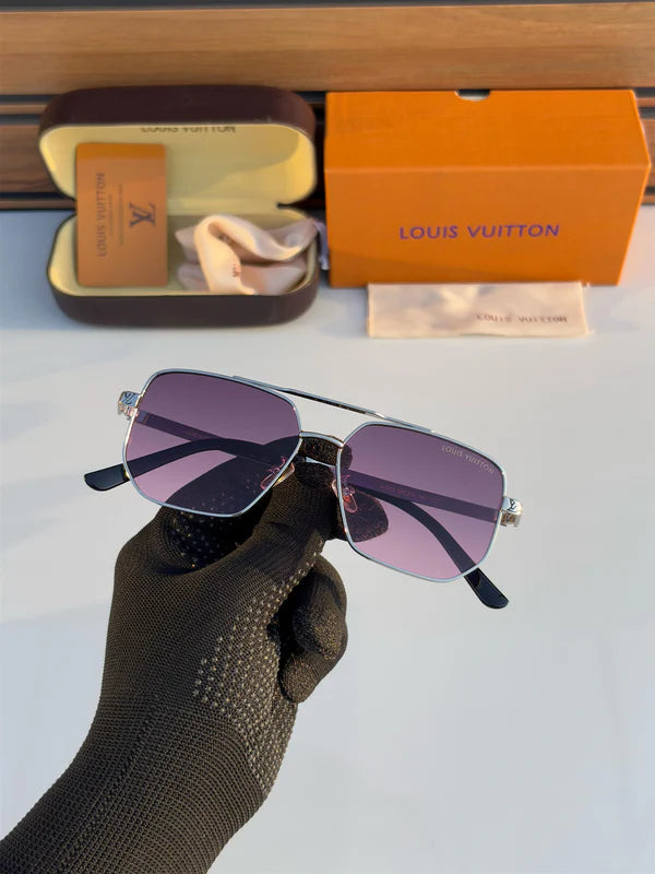 Silver Pink Shades Men Sunglasses
