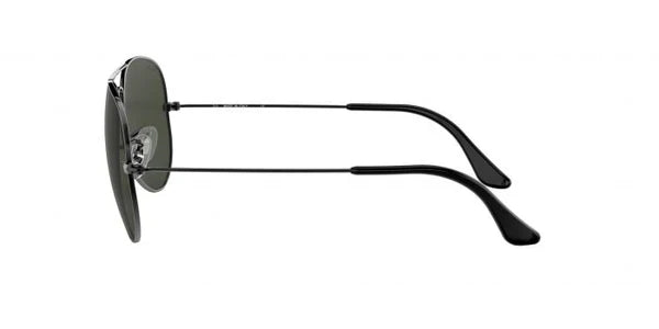 Aviator Classic Black Black UV-400 Sunglasses