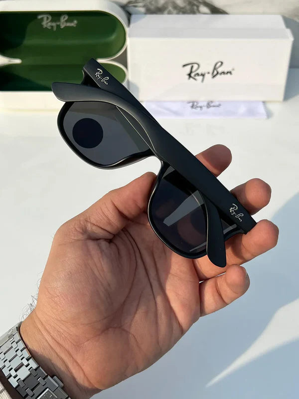 Black & Black Sunglass For Unisex