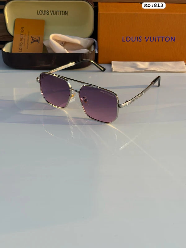 Silver Pink Shades Men Sunglasses