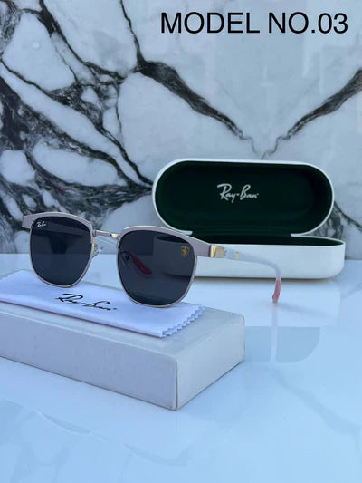 METAL GREY BLACK UV SUNGLASSES